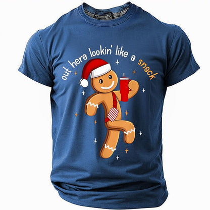 Christmas Gingerbread Looking Like Snack Tee