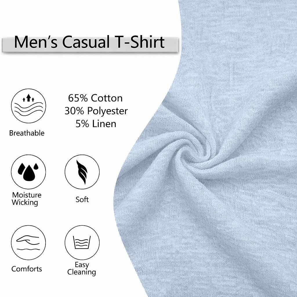 Summer Linen V-neck Tee