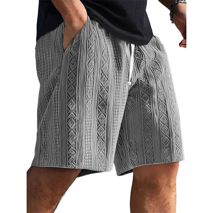 Men's Jacquard Textured Shorts