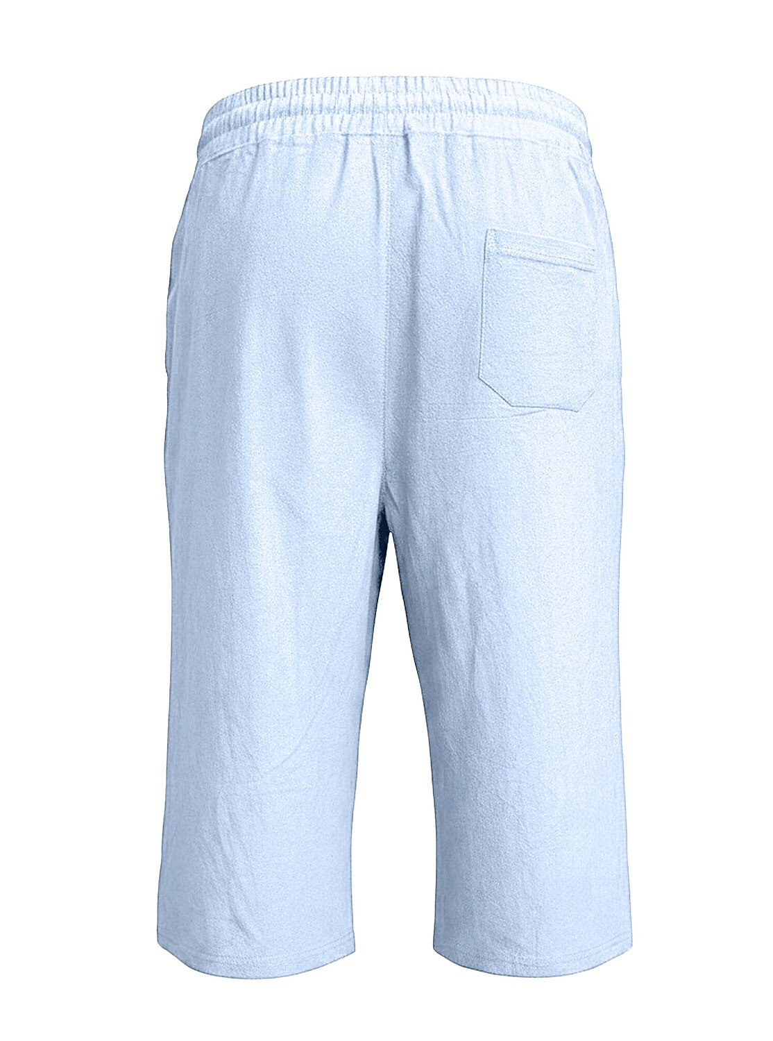 Breathable Linen Shorts With Elastic Waist