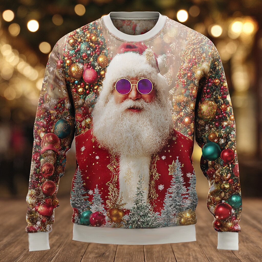 Christmas Santa Festive Funny Graphic Sweatshirt
