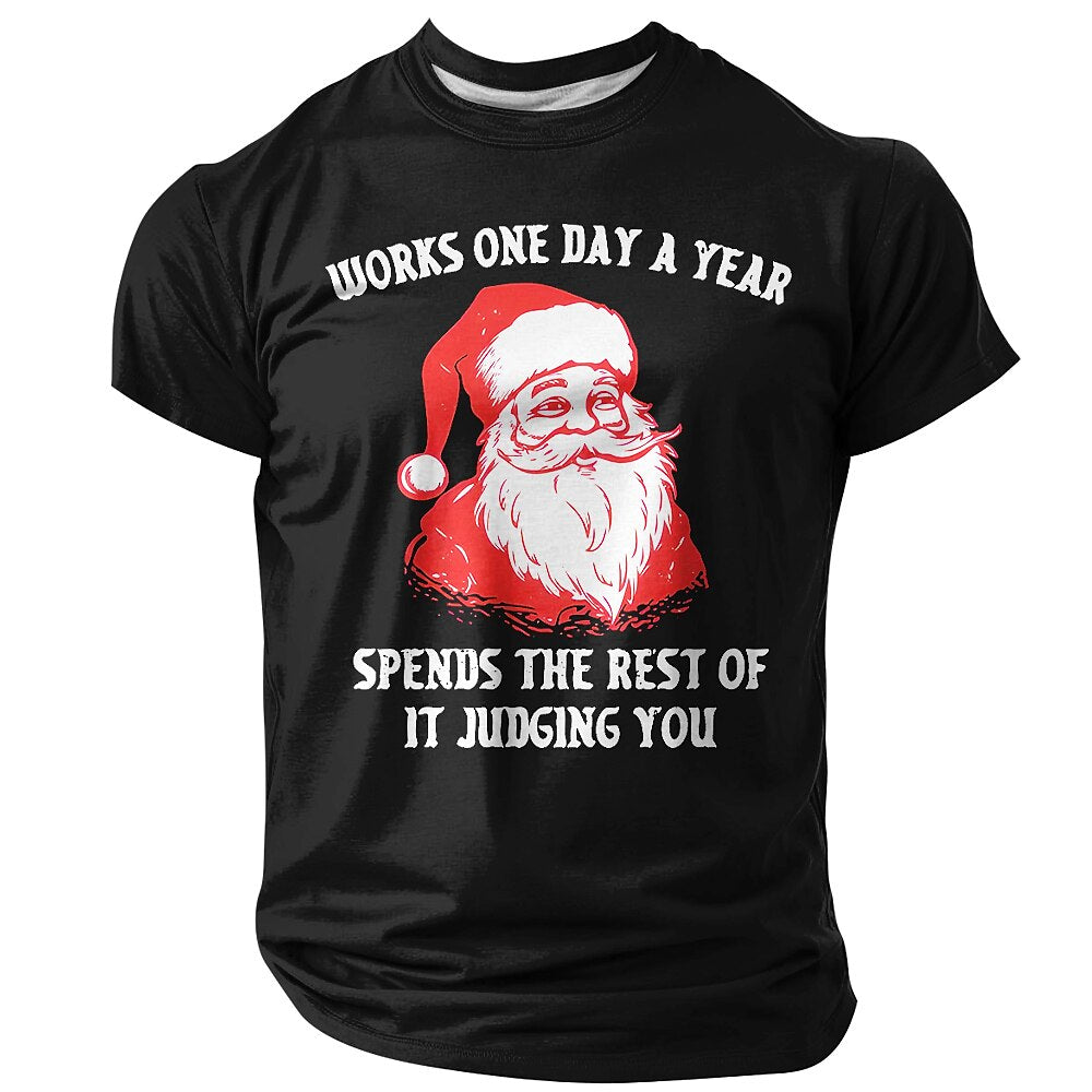 Christmas Santa Works One Day Tee