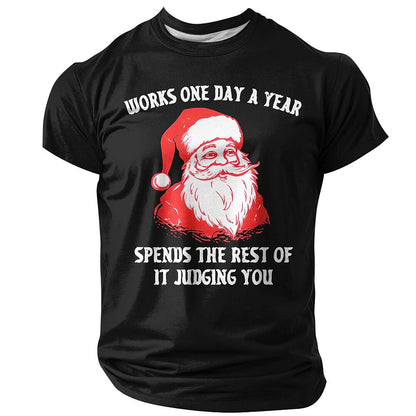 Christmas Santa Works One Day Tee