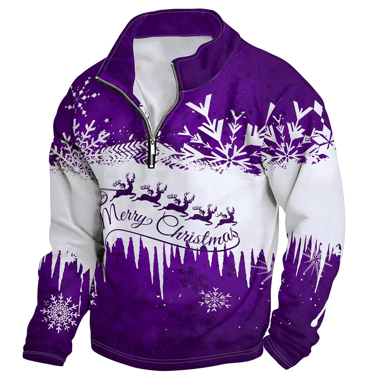 Christmas Festive Print Sweatshirt