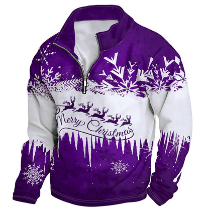 Christmas Festive Print Sweatshirt