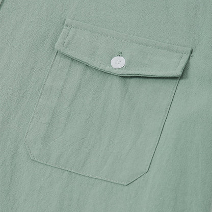 Men's Beachwear Linen Shirt - Soft & Breathable