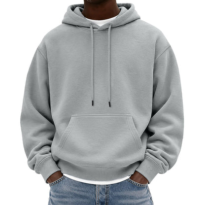 Comfort Pocketed Cotton Hoodie