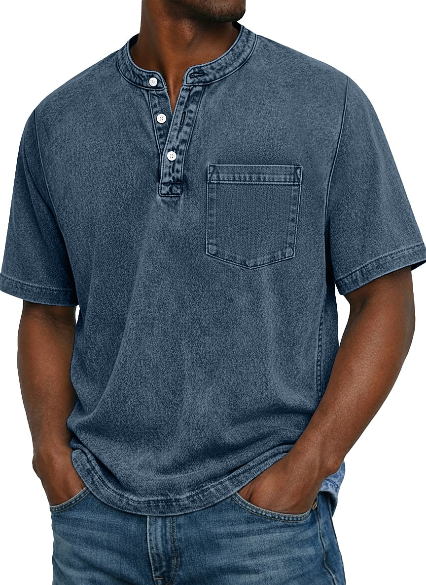 Everyday Pure Cotton Henley T Shirt