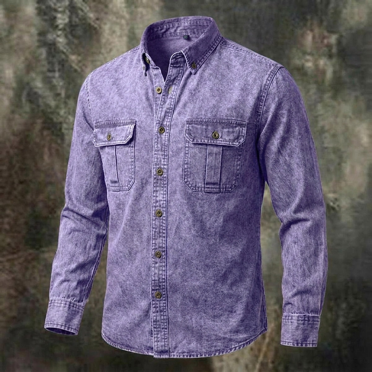 Vintage Feel Washed Cotton Shirt