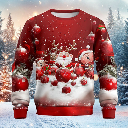 Christmas Reindeer Vintage Sweatshirt