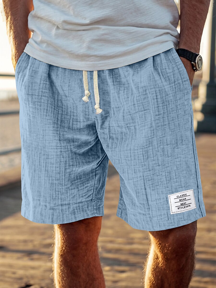 Cotton Linen Shorts-Comfortable Daily Summer Essentials
