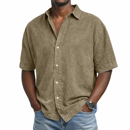 100% Cotton Acid Wash Shirt