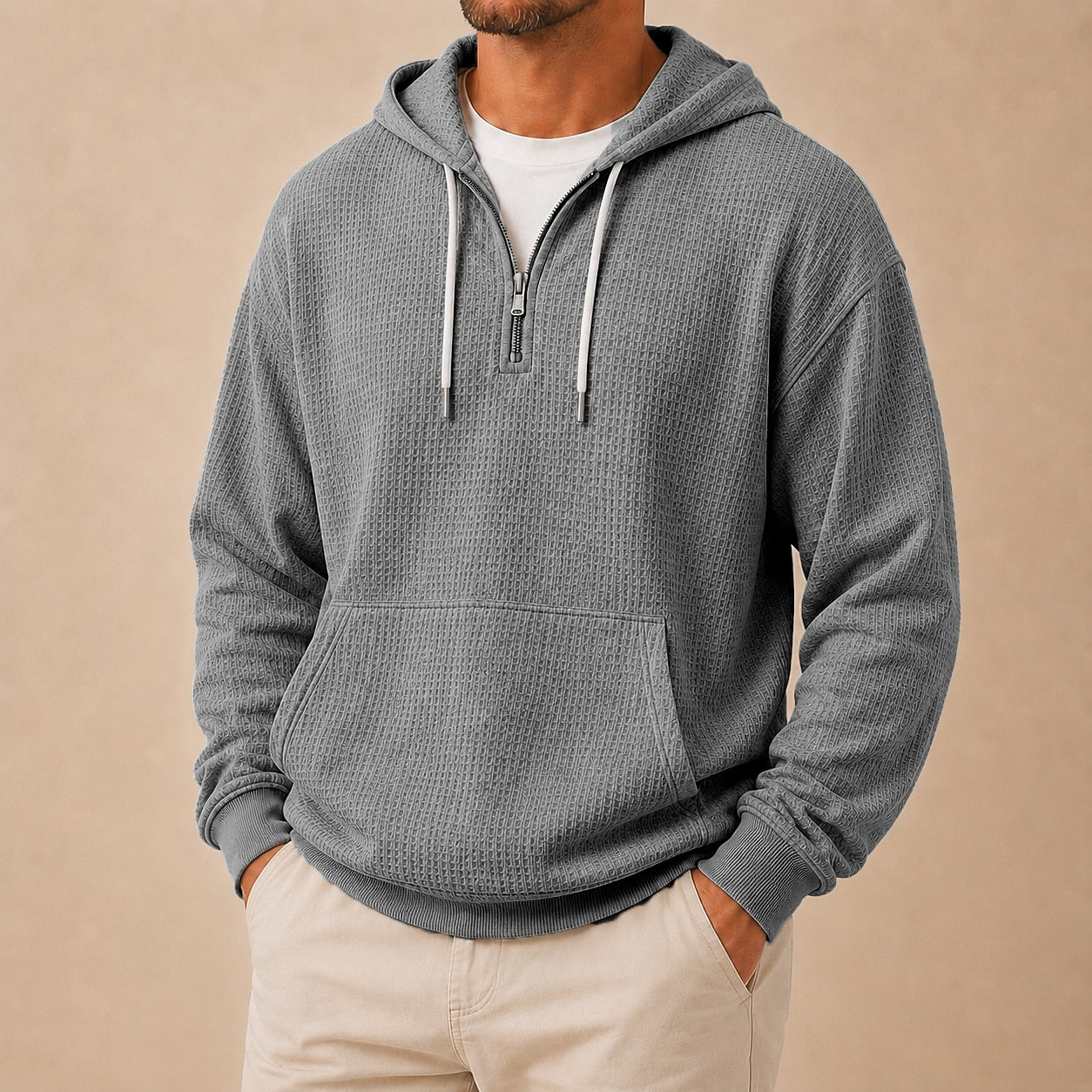 Comfort Waffle Pullover Hoodie