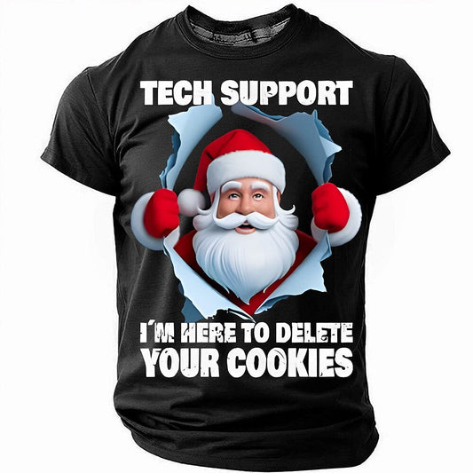 Christmas Cookie Deletion Tech Support Tee