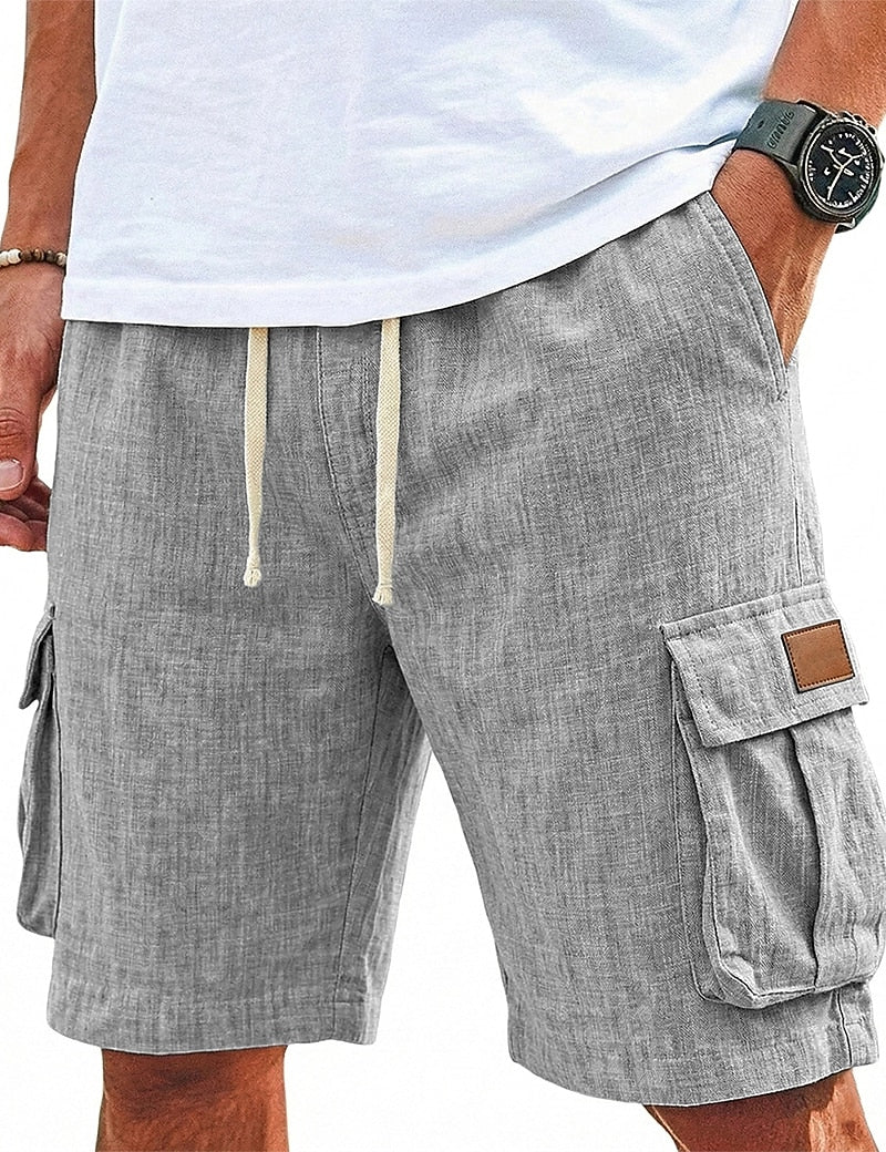 Summer Beach Linen Shorts