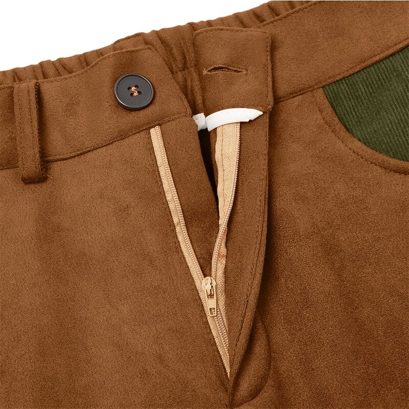 Pocketed Corduroy Cargo  Pants