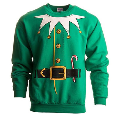 Christmas Elk Festive Holiday Printed Hoodie