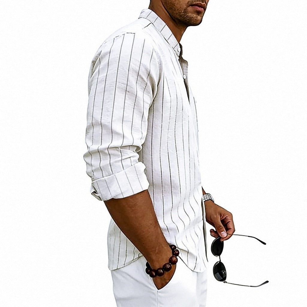 Men's Everyday Cotton Linen Shirt