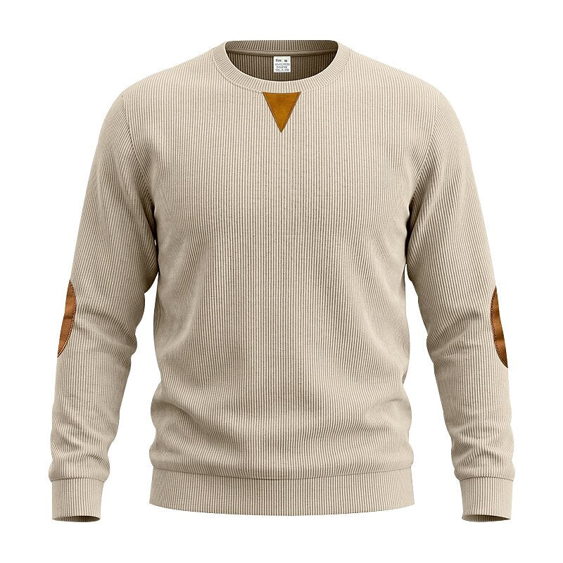 Soft Textured Corduroy Sweatshirt