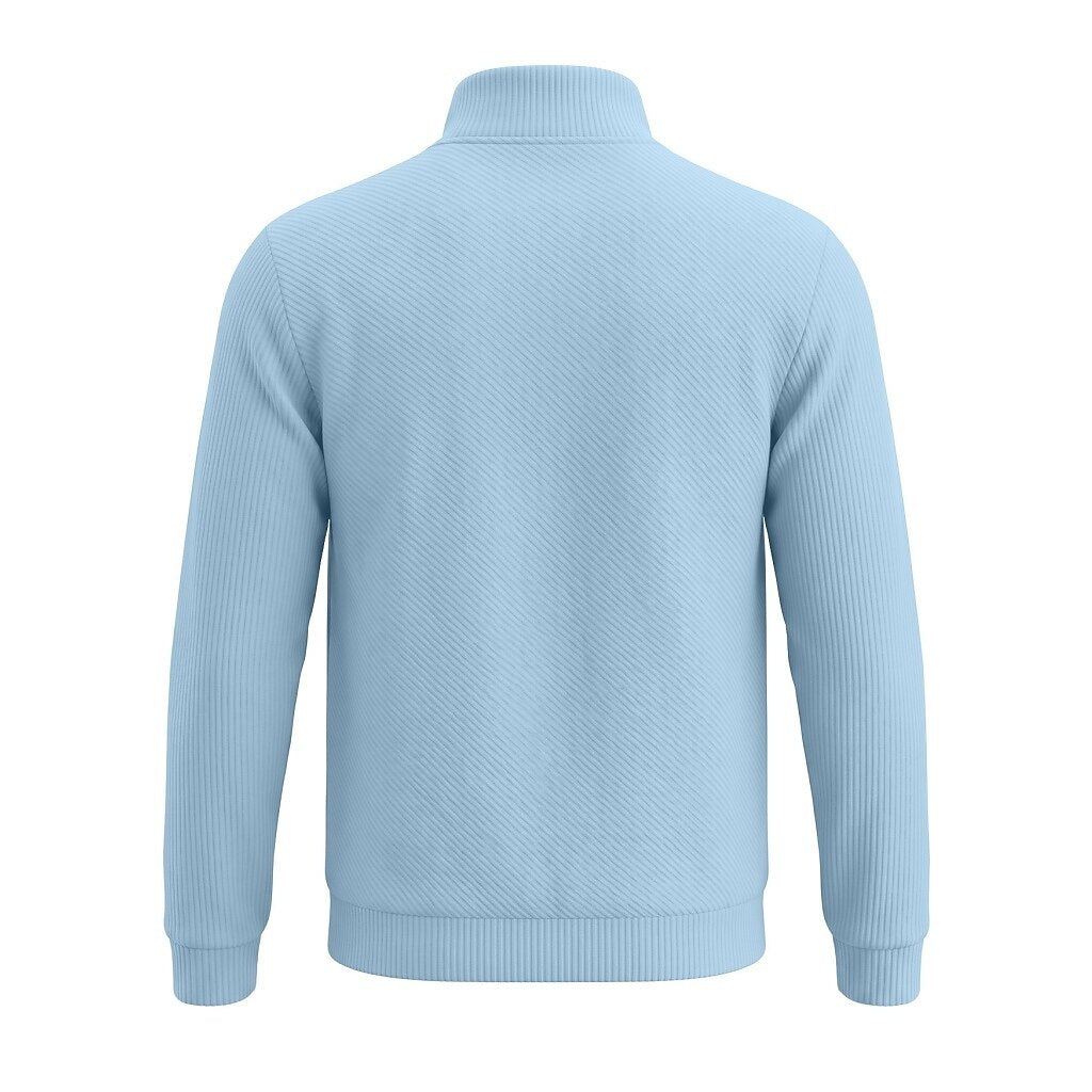 Jacquard Comfort Quarter Zip Sweatshirt
