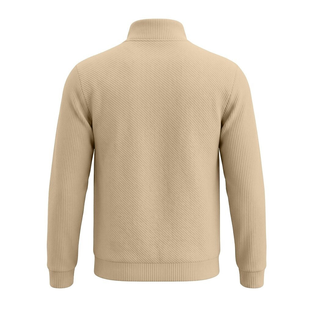 Jacquard Comfort Quarter Zip Sweatshirt