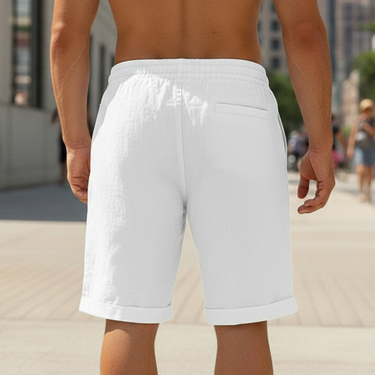 Stylish Linen Shorts-Casual Summer Shorts for Men