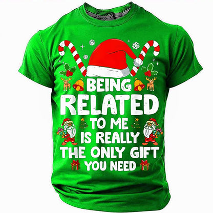 Men's Funny Gift Christmas Graphic T-Shirt