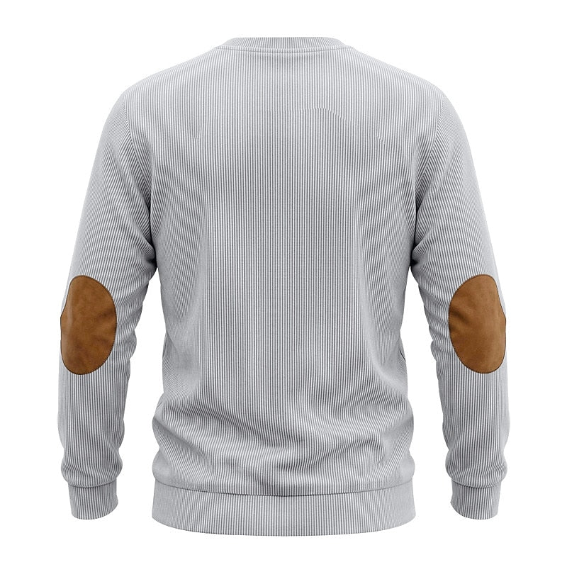 Soft Textured Corduroy Sweatshirt
