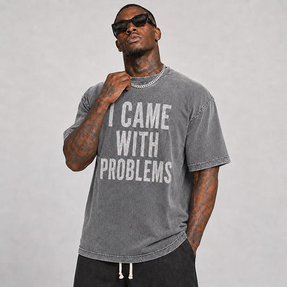 Humorous Washed Cotton Graphic Tee
