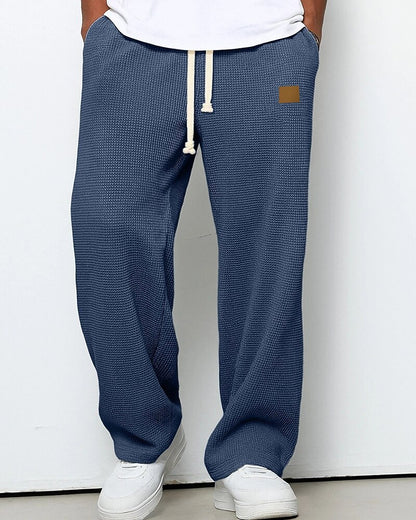 Men's Waffle Drawstring Sweatpants