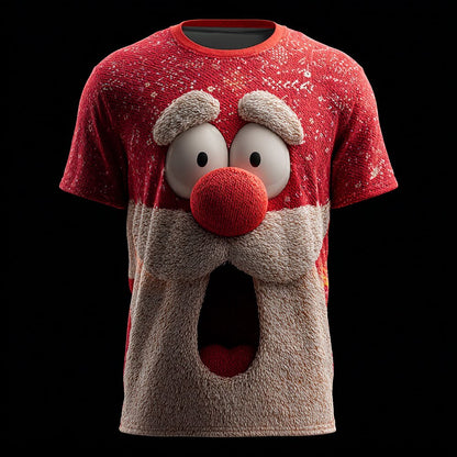 Bold Santa Christmas Cartoon Tee