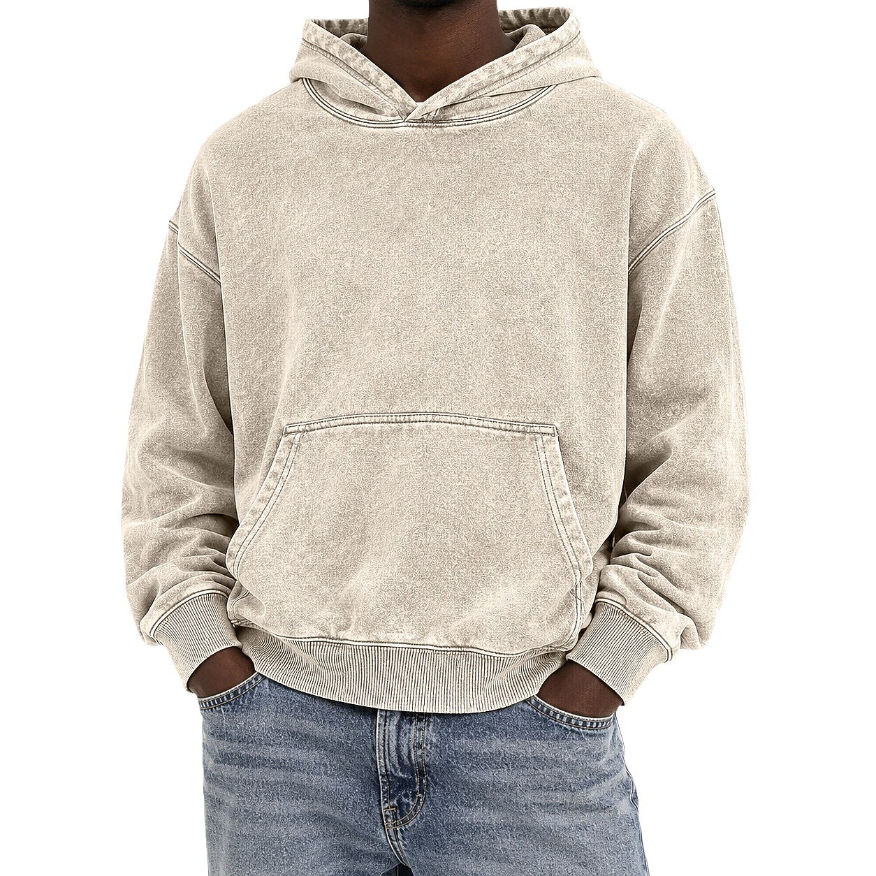 Broken-In Washed Cotton Hoodie