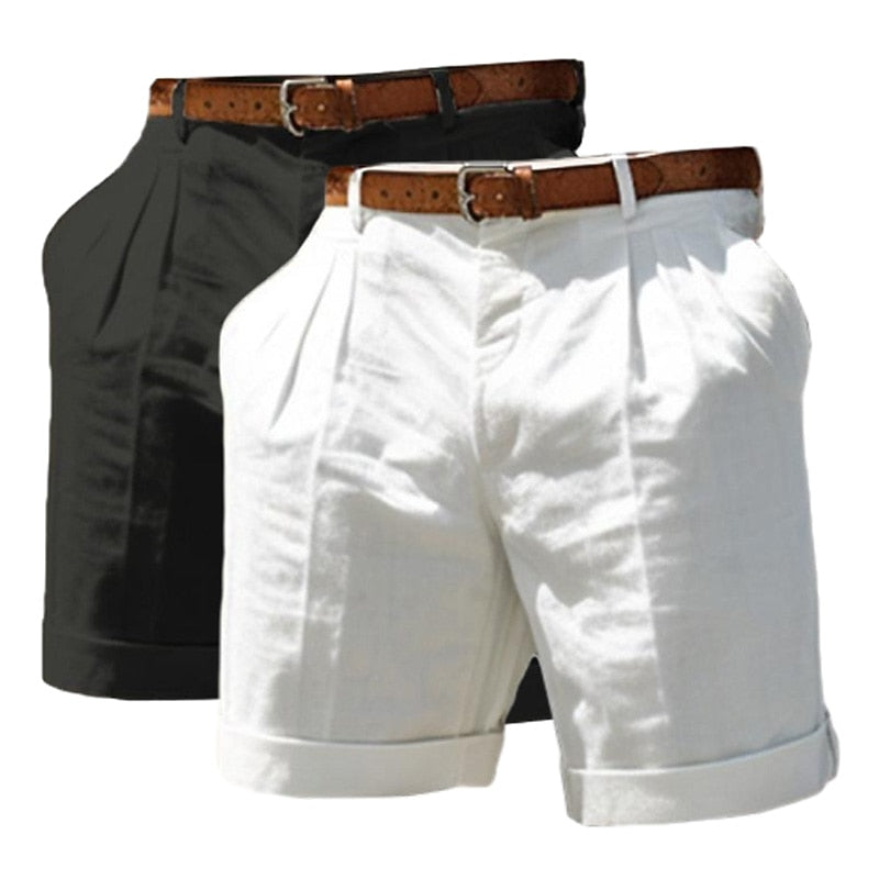 Lightweight Linen Shorts-2 Piece Set