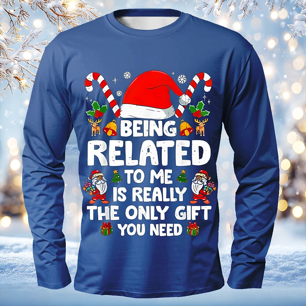 Men's Funny Christmas Long Sleeve