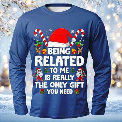 Men's Funny Christmas Long Sleeve