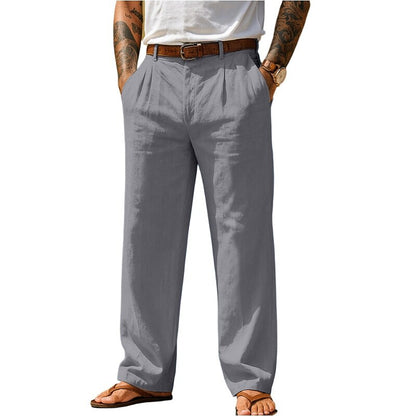 Men's Cotton Linen Baggy Pants