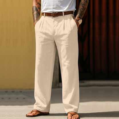 Men's Cotton Linen Baggy Pants
