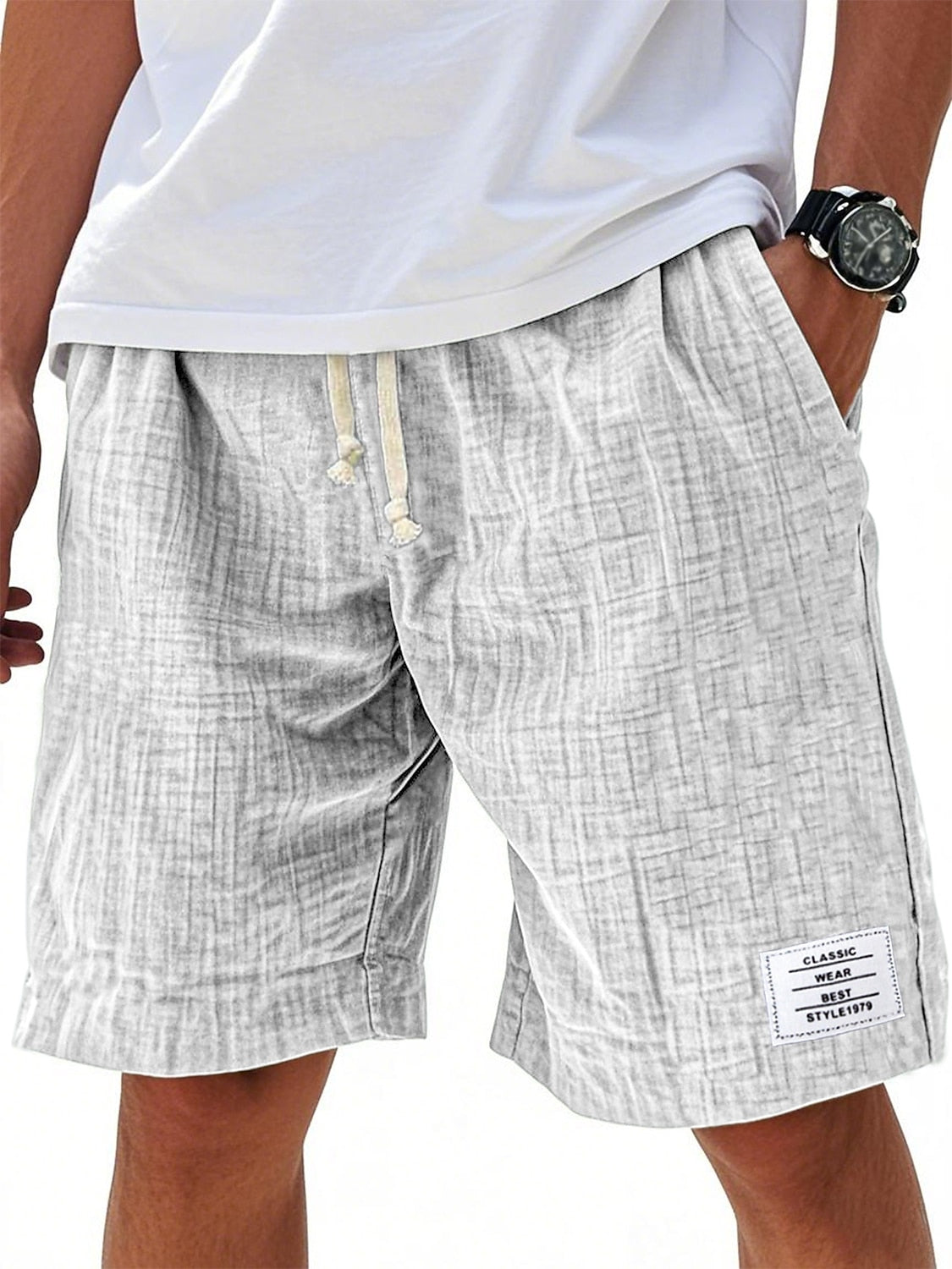 Breathable Cotton Linen Shorts