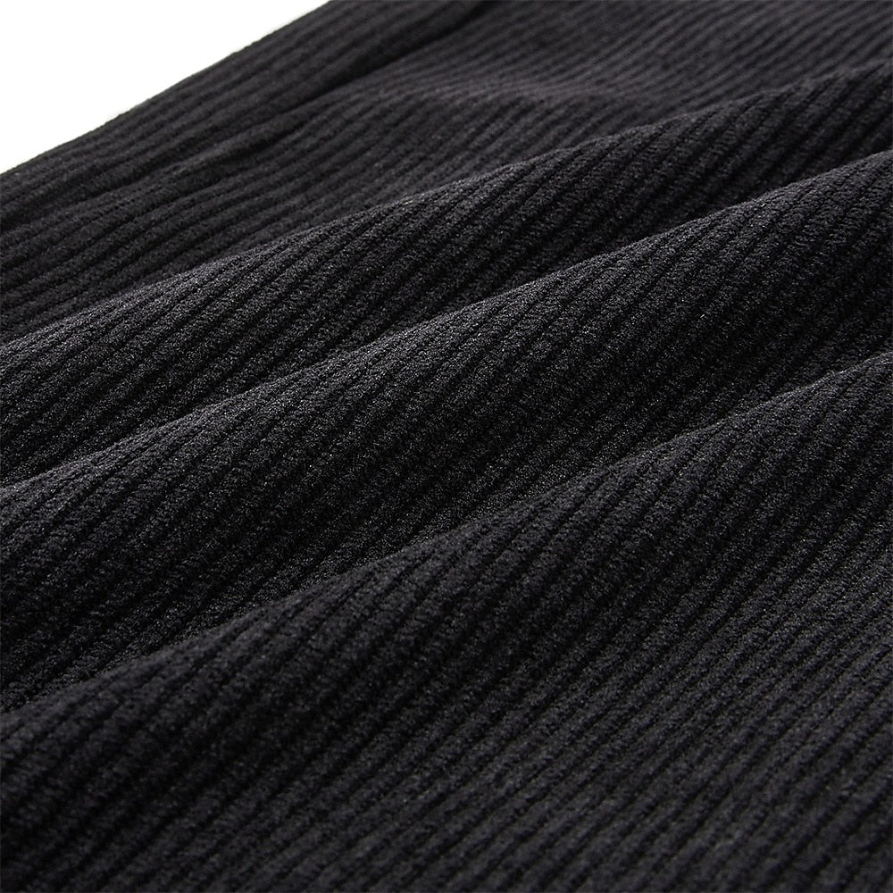 Pocketed Corduroy Cargo Pants