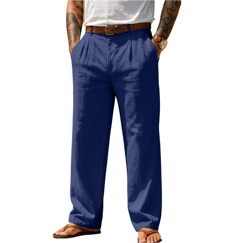 Men's Cotton Linen Baggy Pants