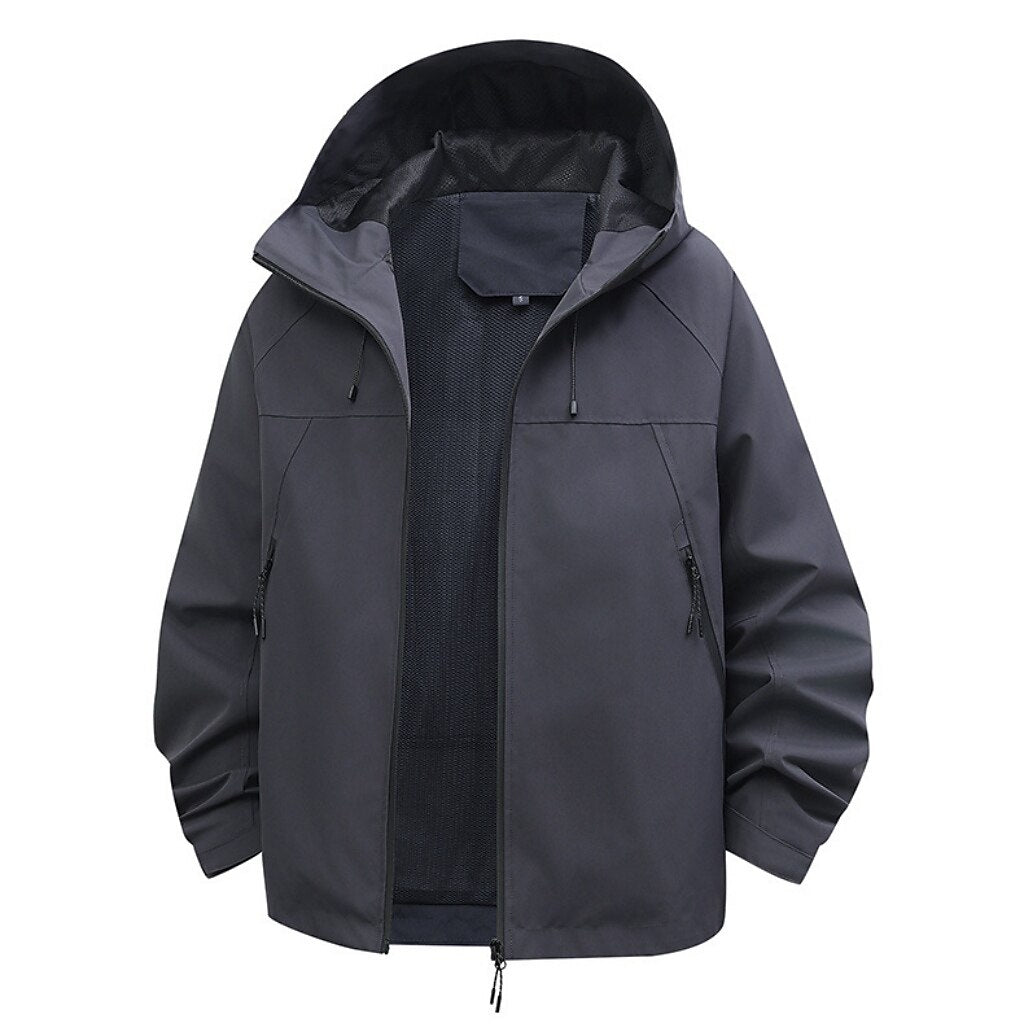 Men’s Windbreaker Hooded Jacket