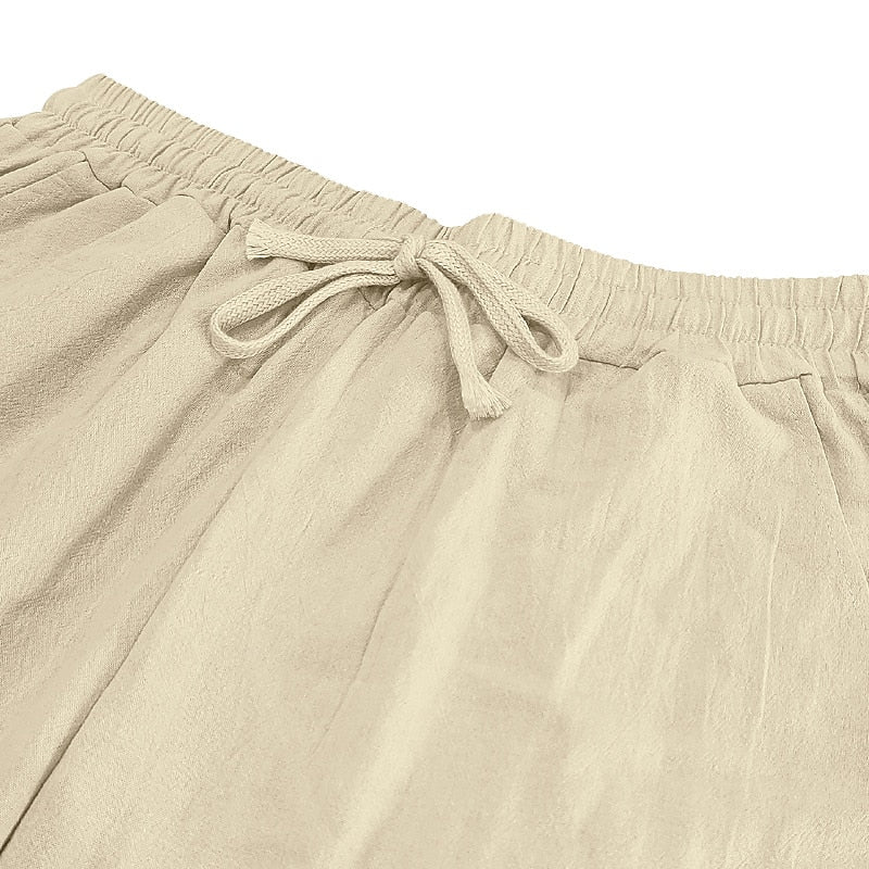 Classic Linen Pants - Straight Leg, Comfortable Everyday Style