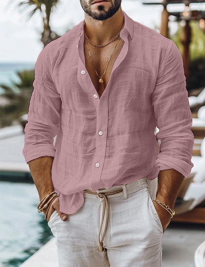 Lightweight Linen Shirt - Perfect for Beach & Vacation