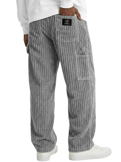 Men's Corduroy Trousers with Pockets