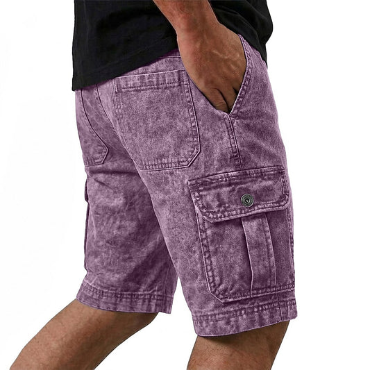 Broken-In Comfort Cotton Cargo Shorts