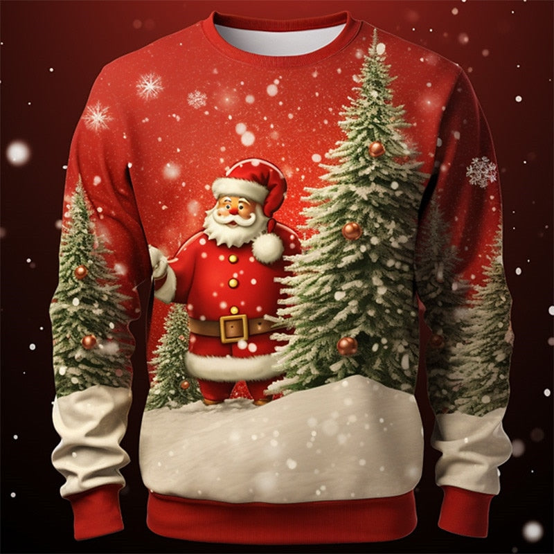 Christmas Golf Playful Sweatshirt