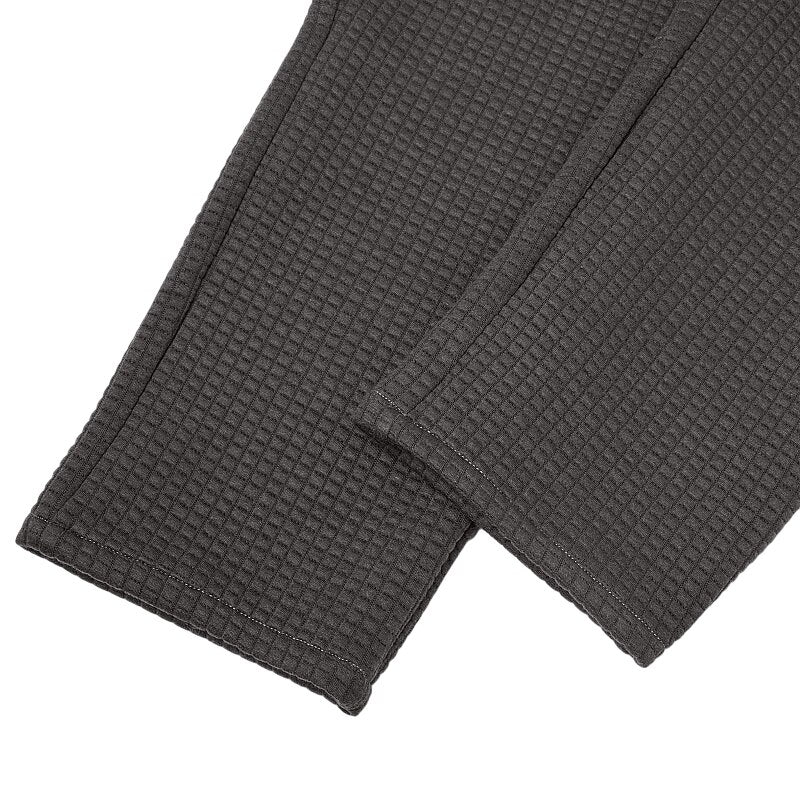 Waffle Patchwork Cargo Pants