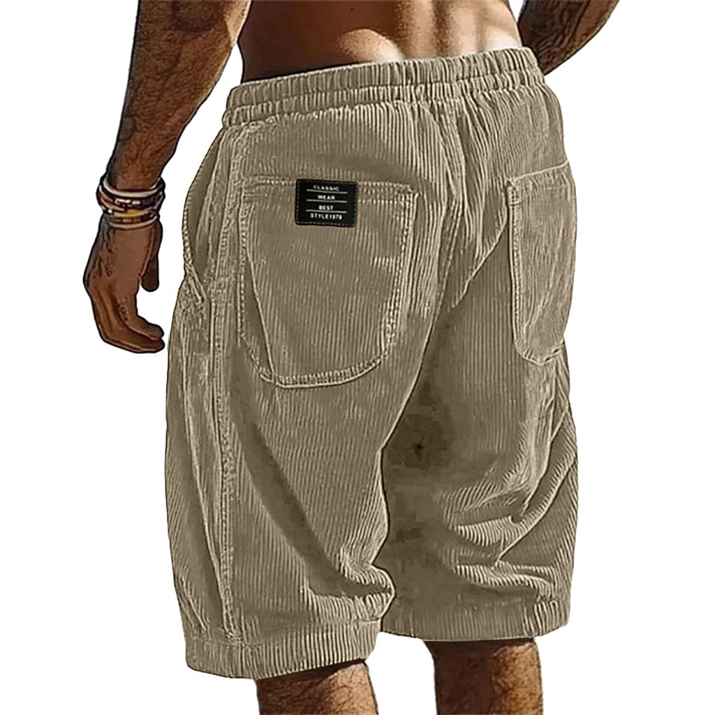 Men's Casual Corduroy Shorts