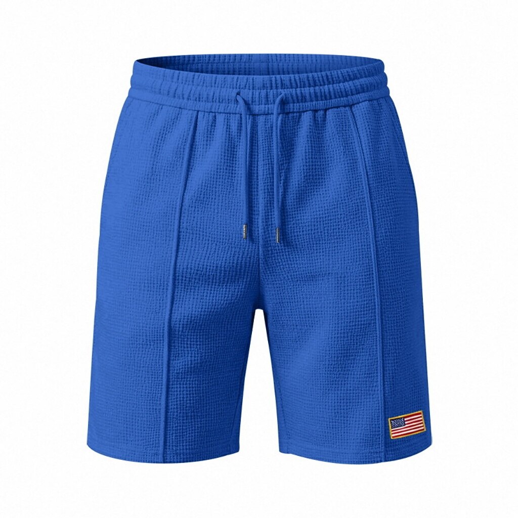 Men's Pocketed Waffle Shorts